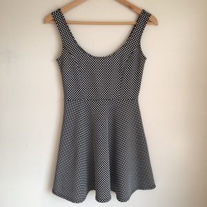 Forever 21 B&W Skater Dress Mini
